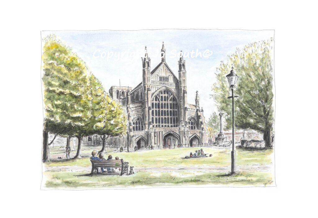 Winchester Weekends', Winchester, Hampshire - Limited Edition Art Print