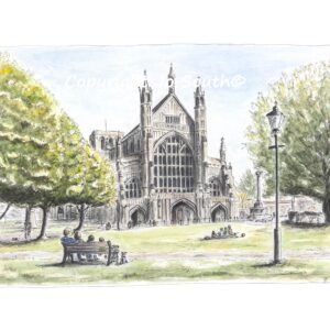 Winchester Weekends', Winchester, Hampshire - Limited Edition Art Print