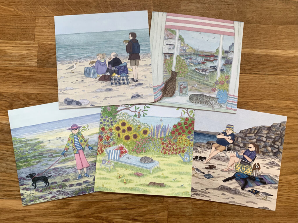 sea card set photo